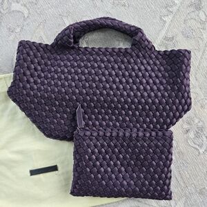 Naghedi St Barths Small Tote In Aubergine